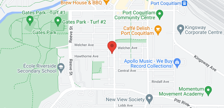 map of 103 2339 SHAUGHNESSY STREET
